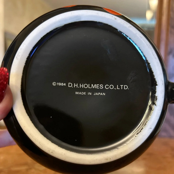 Vintage D.H. Holmes Crab Bowl Black RARE - Picture 3 of 7